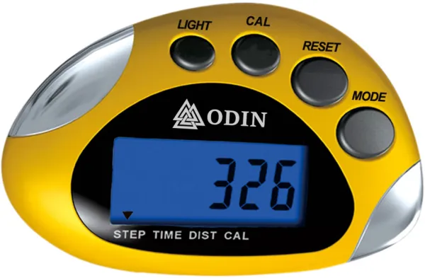 Odin Multifunktionell Stegräknare Gul